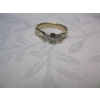 Image 3 : LADIES 14KT YELLOW & WHITE GOLD DIAMOND RING W/A $1,665, SZ 6 3/4
