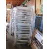 Image 2 : ROLLING PAN RACK W/PANS & PLASTIC COVER