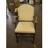 Image 5 : LG. OAK ANTIQUE DRAWLEAF TABLE W/6 UPHOLSTERED CHAIRS
