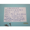 Image 3 : CANADIAN PENNIES & DIMES FROM 1955-2007