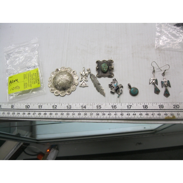 SILVER NAVAJO EARRINGS