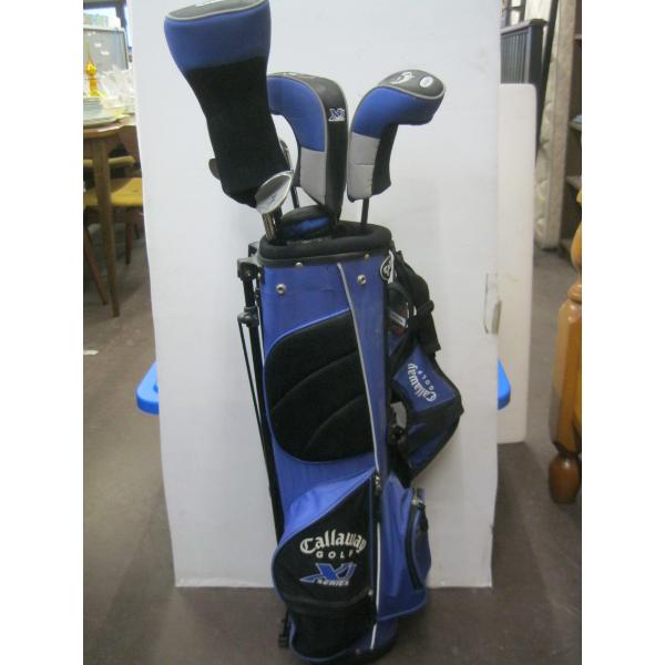 SET OF LEFT HANDED GOLF CLUBS IN CALLOWAY BAG