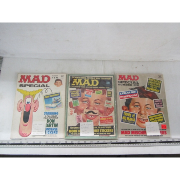 3 MAD MAGAZINES