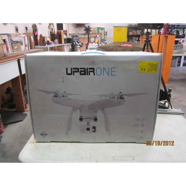 U PAIR 1 DRONE IN BOX - LOOKS COMPLETE IN BOX W/MANUAL