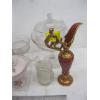 Image 3 : DECORATIVE GLASSWARE, VASES, ETC.