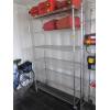 Image 1 : METAL METRO LIKE SHELF UNIT ON CASTORS