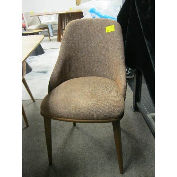 REDDISH WOOD BASED DINING CHAIR