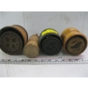 Image 2 : 4 ROUND WOODEN BUTTER MOLDS