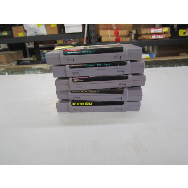 5 SUPER NINTENDO GAMES