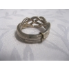 Image 3 : CHINESE .925 SILVER PUZZLE RING, SZ 5