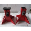 Image 1 : PAIR OF BIG RED 7 TON FORKLIFT JACKSTANDS