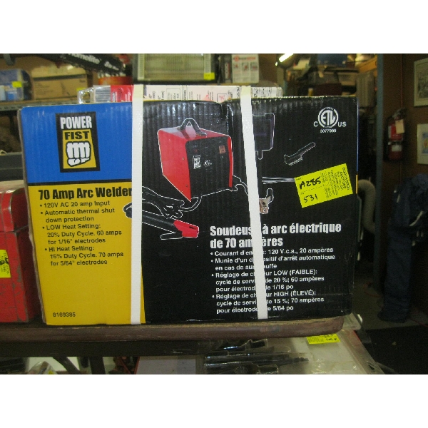 NEW 70AMP POWERFIST ARC WELDER
