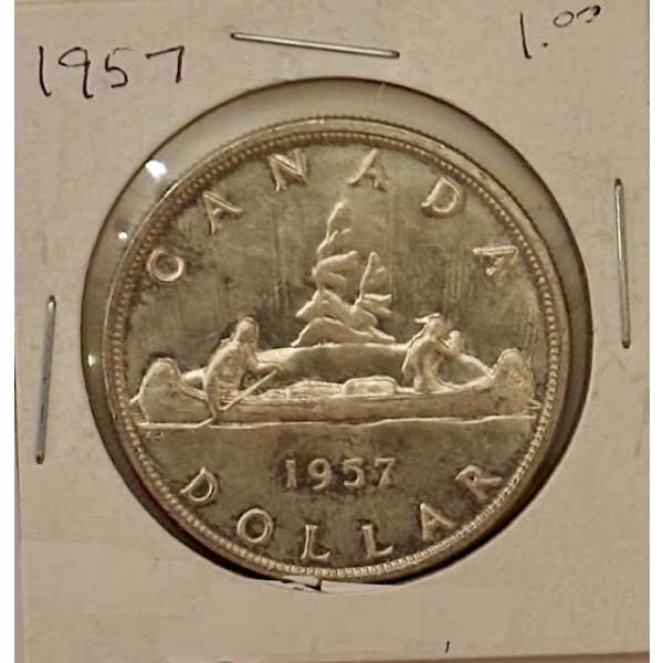 1957 $1 CDN COIN