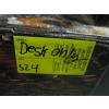 Image 2 : SM. WOODEN DESK W/BURNT WOOD LOOK TOP