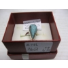 Image 2 : SILVER RING W/LIGHT BLUE STONE, SZ 6 1/4