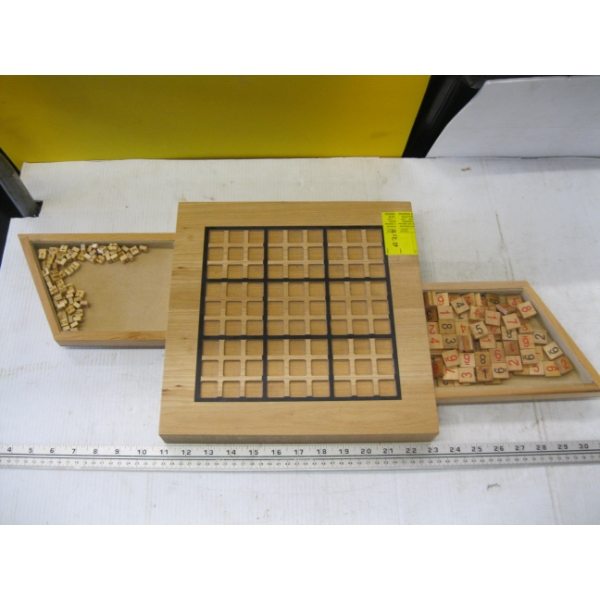 WOODEN GAMES TABLE