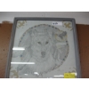 Image 2 : FRAMED SIGNED PRINT OF WOLF