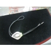 Image 1 : NAVAJO BOLO TIE W/WHITE STONE, STAMPED STERLING & SNAKE SYMBOL