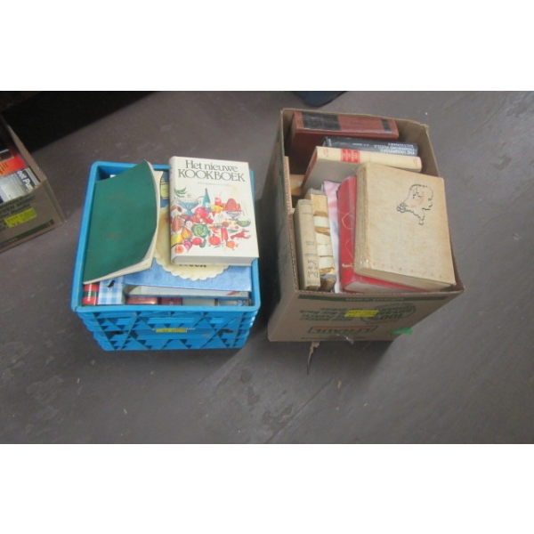 2 BOXES OF COOKBOOKS