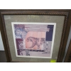 Image 3 : PAIR OF FRAMED PRINTS OF ELEPHANT & TIGER