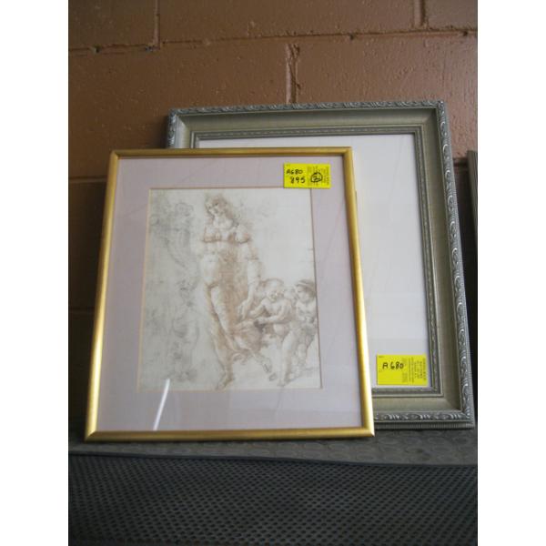 2 FRAMED PICTURES
