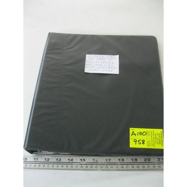 BINDER OF 100 RARE USA PENNIES
