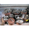 Image 2 : SET OF LAGOSTINA COPPER POTS