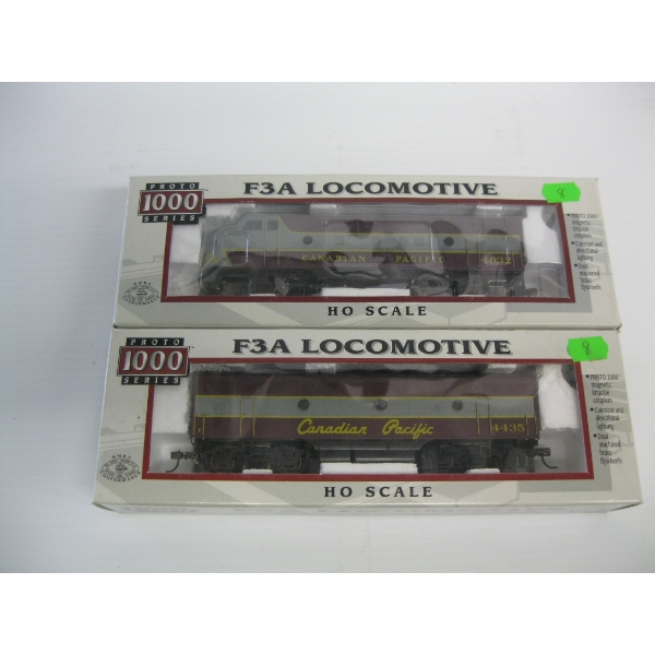 PROTO 1000 SERIES HO SCALE CANADIAN PACIFIC ENGINE & DUMMY UNIT