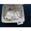 Image 2 : PANDORA .925 SILVER NECKLACE & CHARMS, 18"