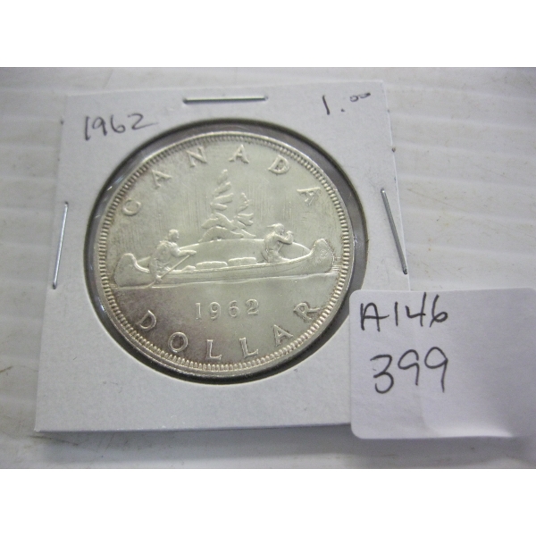 1962 CDN SILVER $1 COIN