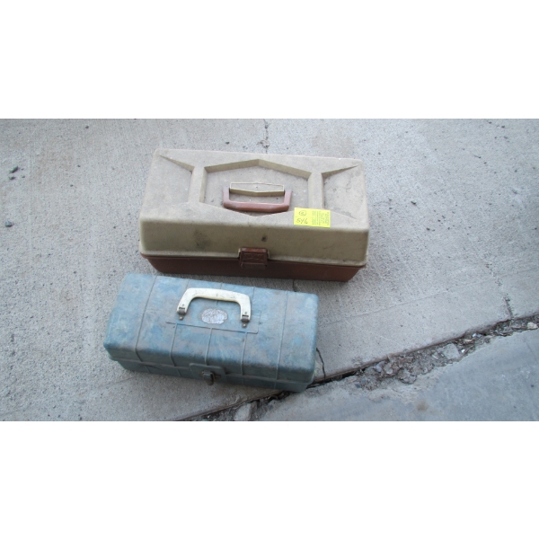 2 TACKLE BOXES W/CONTENTS