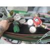 Image 2 : OXY ACETYLENE GAUGES W/HOSE & CART
