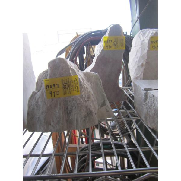 2 PIECES OF SOAPSTONE