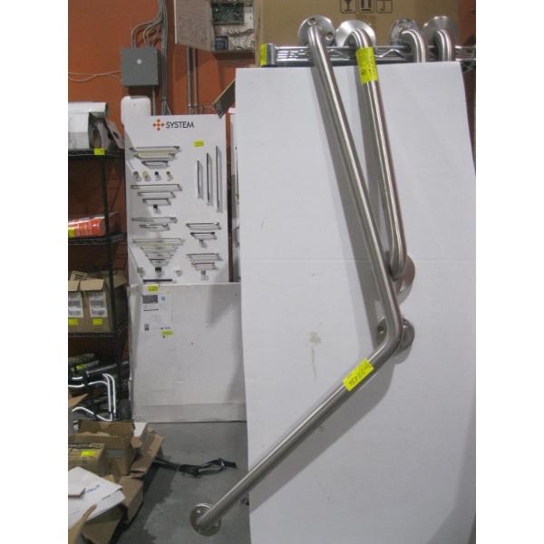 2 STAINLESS STEEL HANDLES