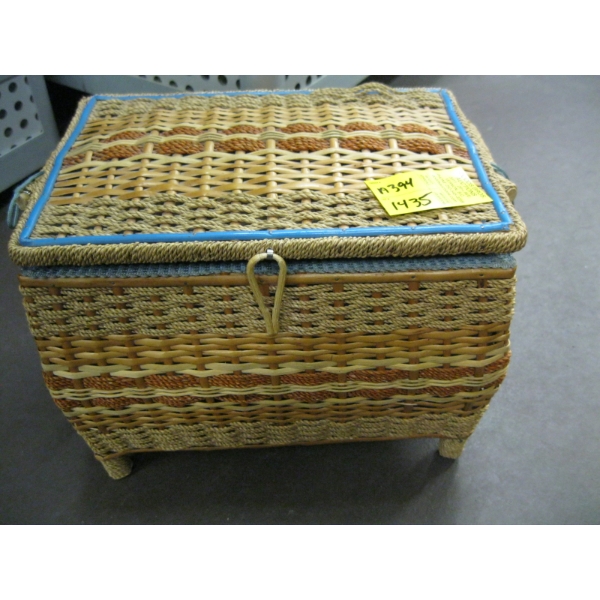 SEWING BASKET & CONTENTS