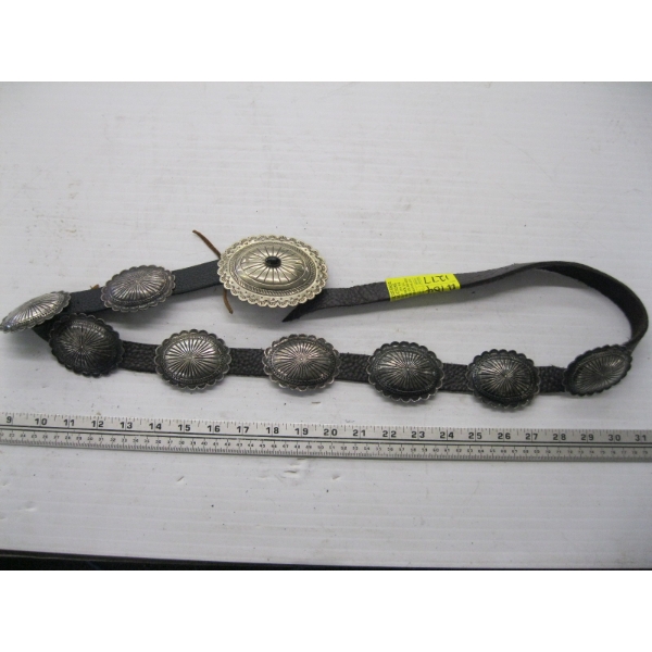 SILVER NAVAJO BELT  