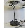 Image 3 : 2 METAL BASED GLASS SIDE TABLE LAMPS