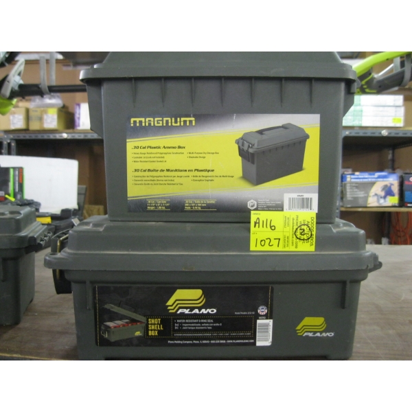 2 SHELL BOXES
