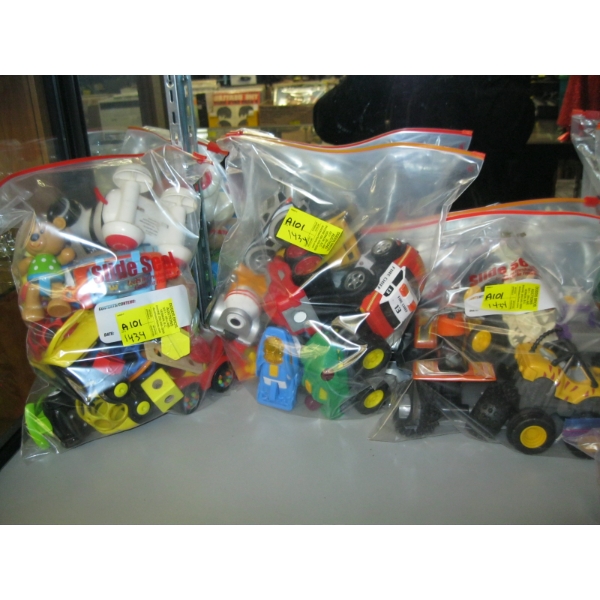 3 BAGS OF ASST. KIDs TOYS