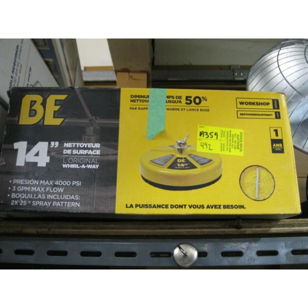 14" WHIRL-AWAY PRESSURE WASHER