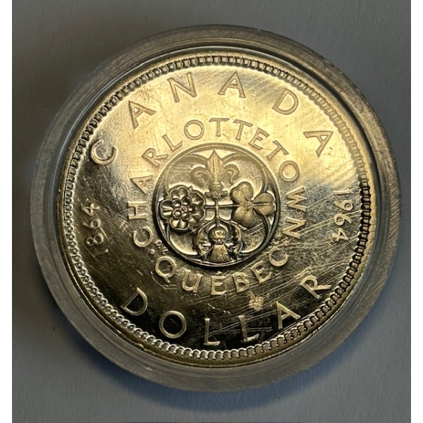 1864-1964 CDN $1 COIN