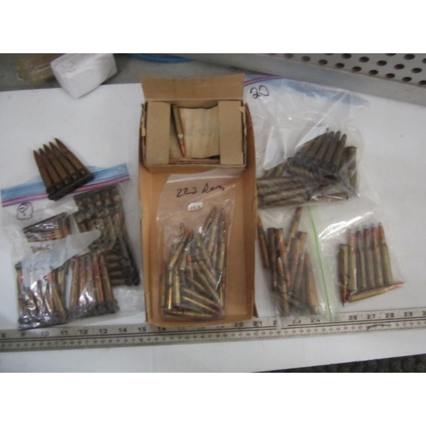 ASST. RIFLE CARTRIDGES - .223, ETC.