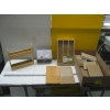 Image 5 : 2 FLATS OF WOODEN CRAFT STICKS, CRAFT SUPPLIES, ETC.