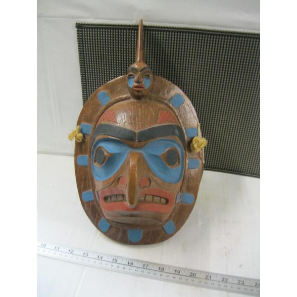 CANADA NWC STYLE CARVED MASK BY J. WOLF
