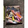 Image 2 : 2 BOXES OF MISC. PAINTING SUPPLIES - BRUSHES, ROLLERS, ETC.