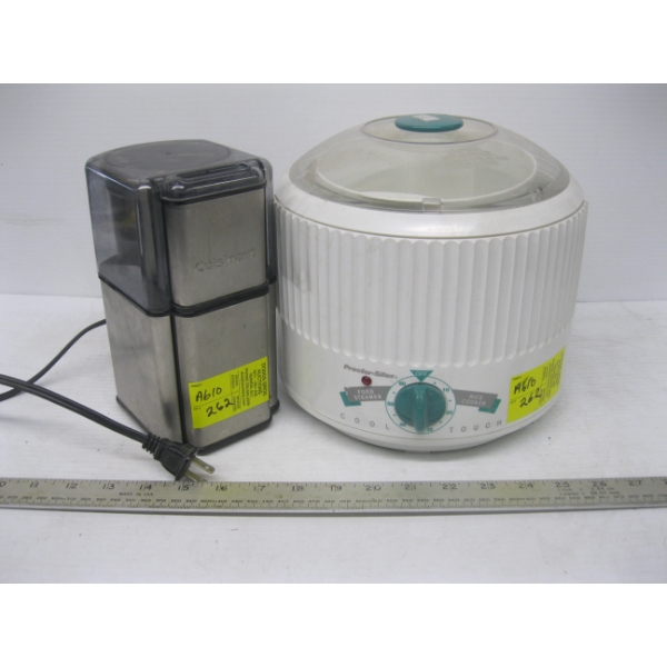 PROCTOR SILEX RICE COOKER FOOD STEAMER & A COFFEE GRINDER