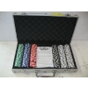 Image 1 : SILVER CASED POKER CHIP SET