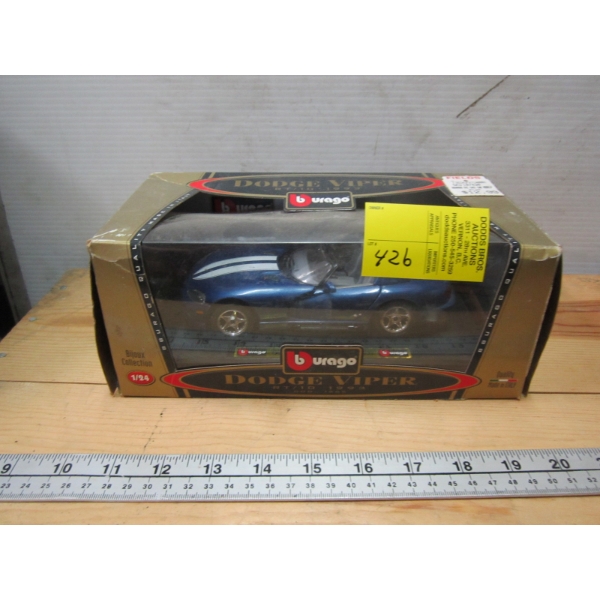 DODGE VIPER DIECAST CAR