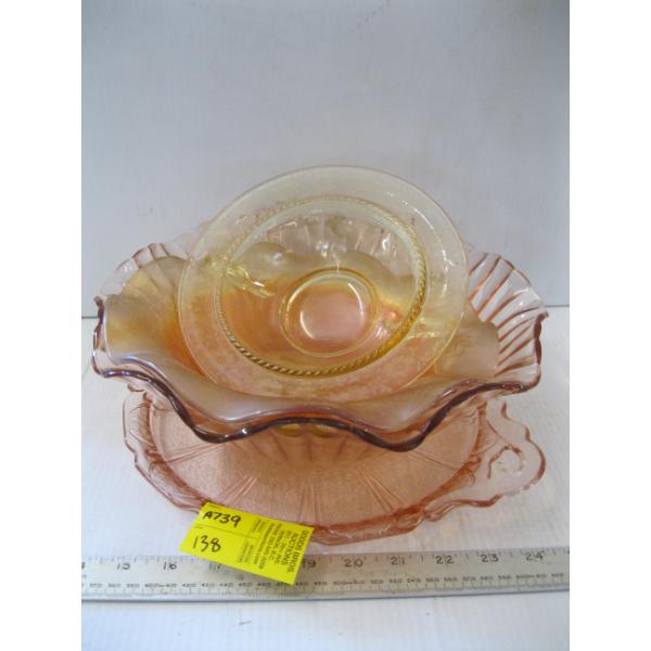 DEPRESSION GLASS DISHES