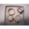 Image 5 : 4 STERLING SILVER .925 RINGS, 2 - SZ 6 & 2 - SZ 9, 20G